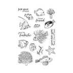 Hero Arts Tropical Fishes Clear Stamp Set cm768