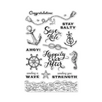 Hero Arts Nautical Messages Clear Stamp Set cm767