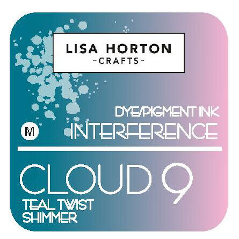 Lisa Horton Crafts Cloud 9 Teal Twist Shimmer Interference Ink Pad lhcip053