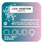 Lisa Horton Crafts Cloud 9 Teal Twist Shimmer Interference Ink Pad lhcip053