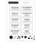 Concord & 9th Defined Clear Stamp Set 12149