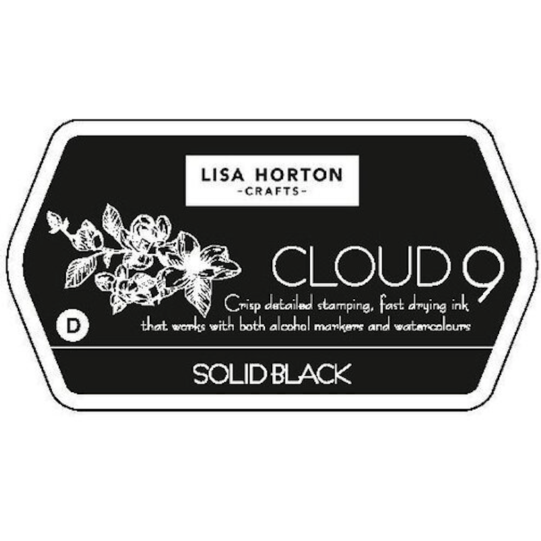 Lisa Horton Crafts Cloud 9 Black Dye Based Ink Pad lhcip031