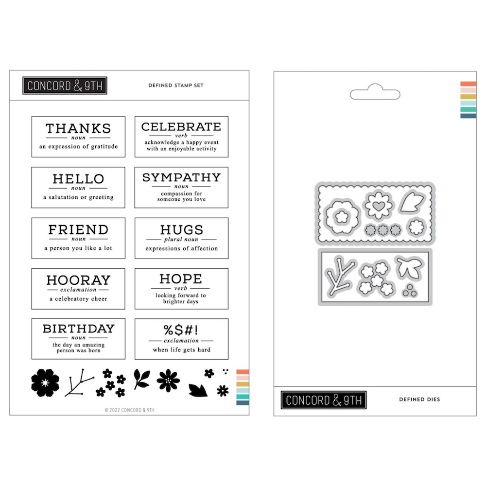 Concord & 9th Defined Stamp and Die Bundle