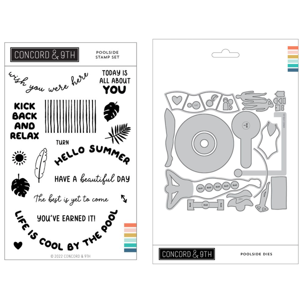 Concord & 9th Poolside Stamp and Die Bundle