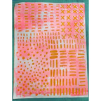 StencilGirl Boro on Steroids II Stencil ll1025 pink