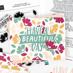 Concord & 9th Delightful Day Turnabout Stamp Set 12152 floral
