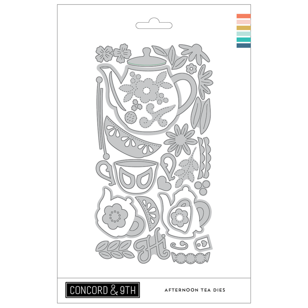 Concord & 9th Afternoon Tea Stamp and Die Bundle