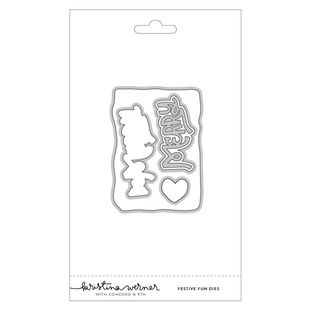 Concord & 9th Kristina Werner Festive Fun Stamp Stencil and Die Bundle