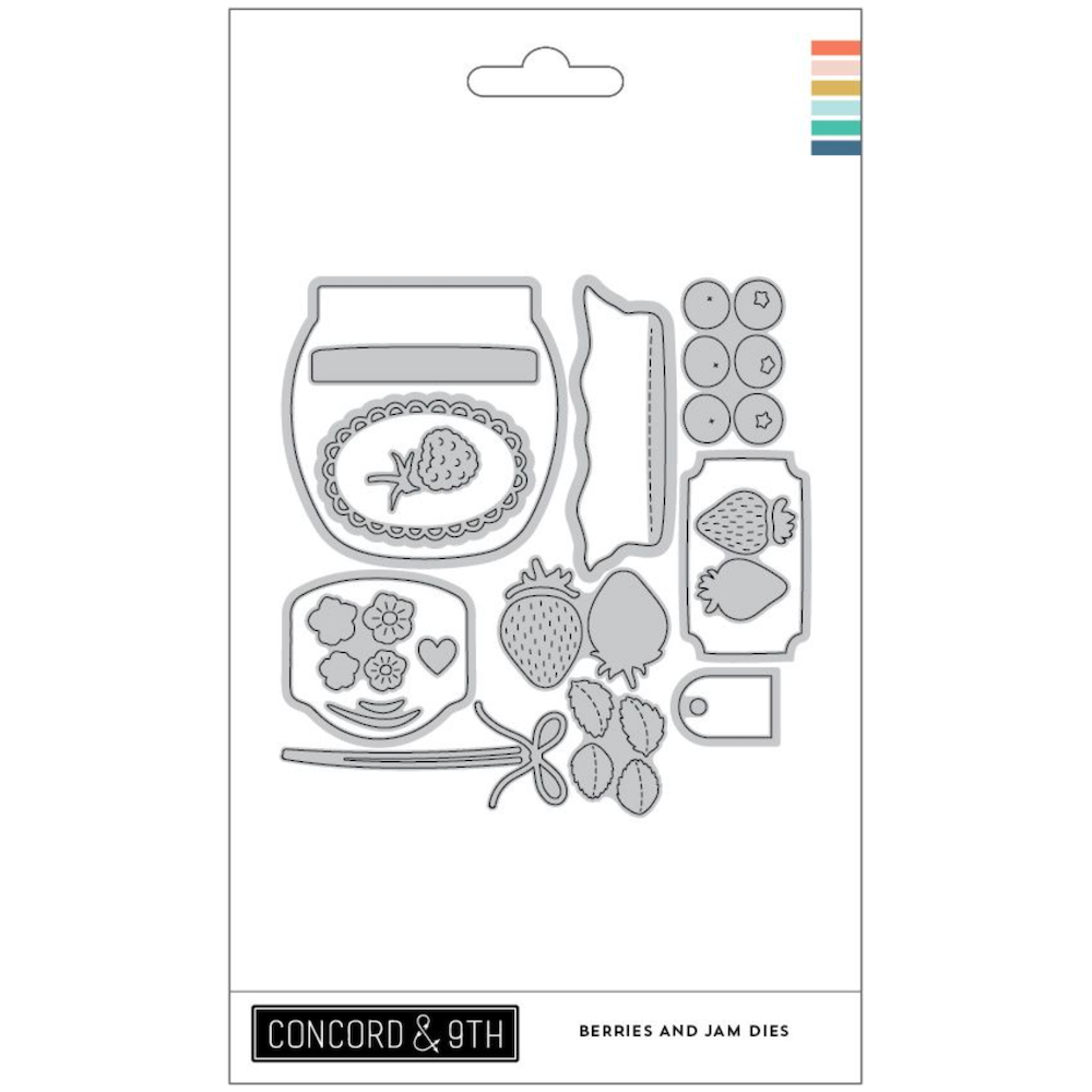 Concord & 9th Berries and Jam Stamp and Die Bundle