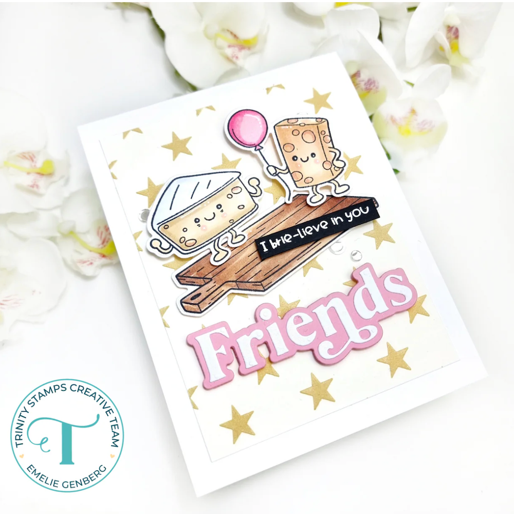 Trinity Stamps Extra Cheese Stamp and Die Bundle