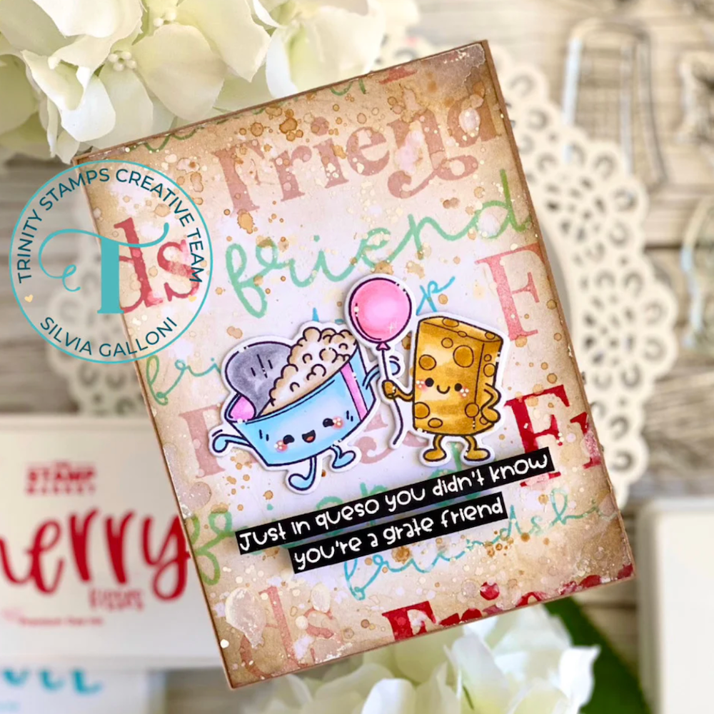 Trinity Stamps Extra Cheese Stamp and Die Bundle
