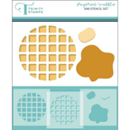 Trinity Stamps Layered Waffle Stencil Set tss-087