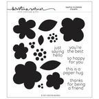 Concord & 9th Kristina Werner Simple Flowers Stamp Die Stencil Bundle