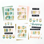 Concord & 9th Triple-Step Happy Day Stamp and Die Bundle