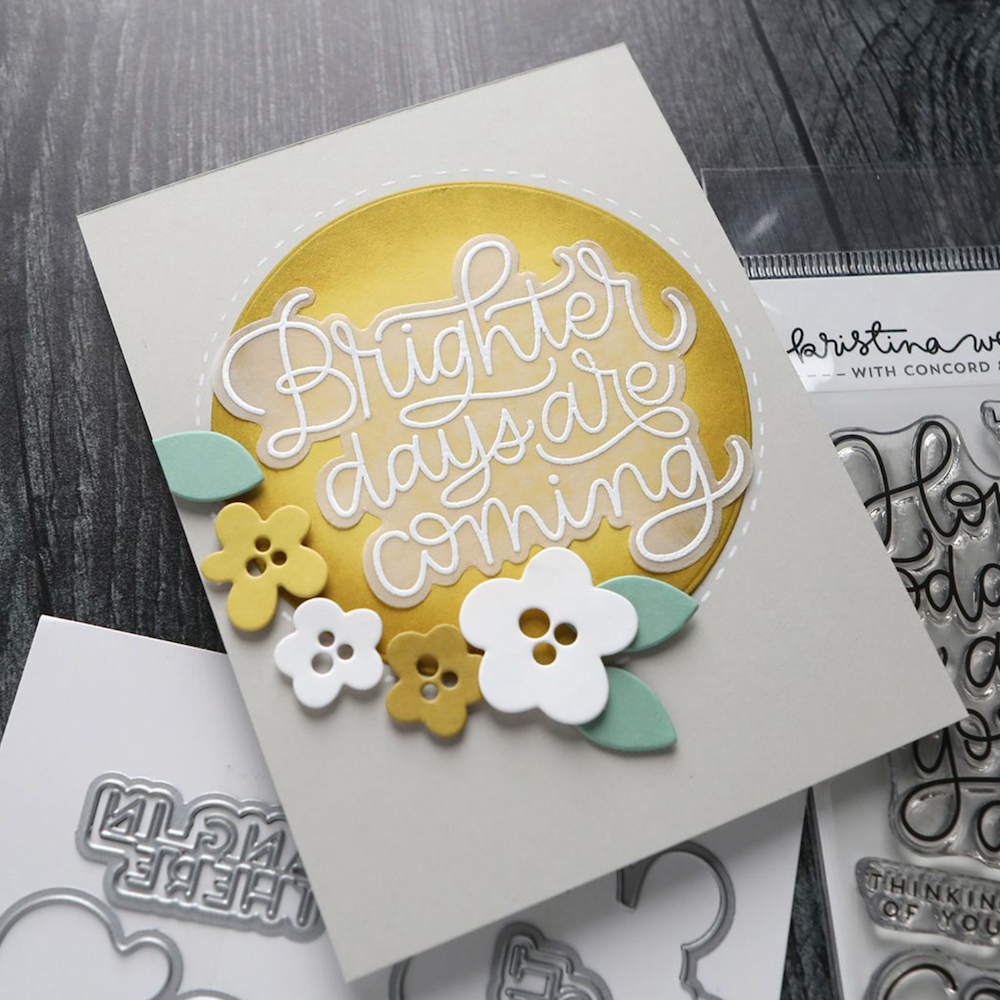 Concord & 9th Kristina Werner Simple Flowers Stamp Die Stencil Bundle