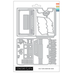 Concord & 9th Mix Tape Rewind Stamp and Die Bundle