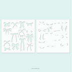 Concord & 9th Perfectly Tied Stamp Stencil Die and Embossing Folder Bundle