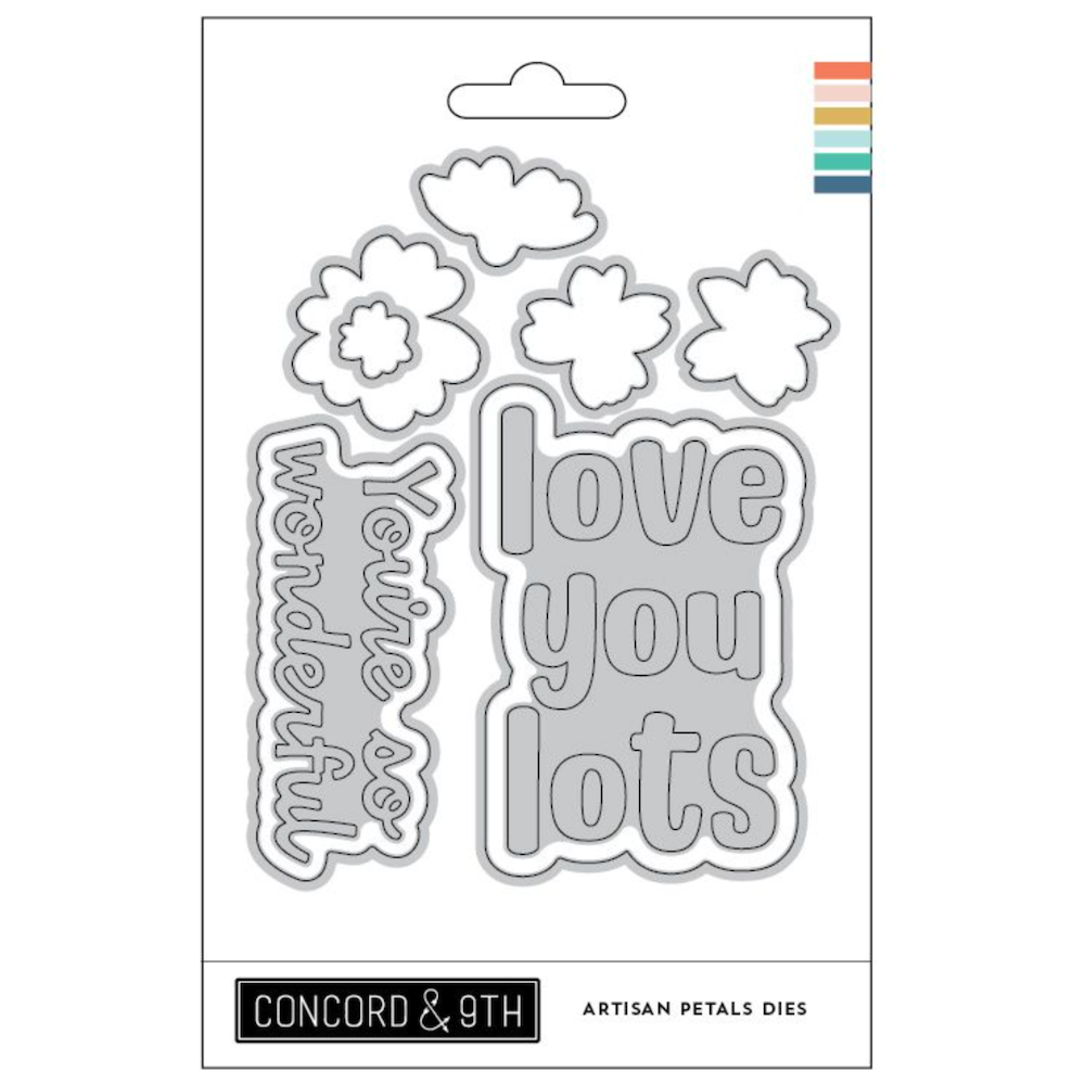 Concord & 9th Artisan Petals Turnabout Stamp and Die Bundle