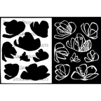 StencilGirl Imagined Flower Masks Stencil ll1051