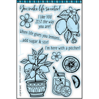 Dare 2B Artzy Lemon Twist Stamp and Die Bundle