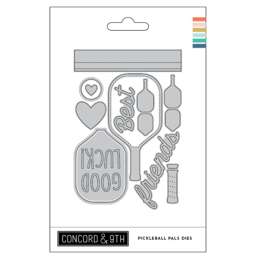 Concord & 9th Pickleball Pals Stamp and Die Bundle