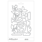Concord & 9th Kristina Werner Long Line Roses Stamp Die and Stencil Bundle