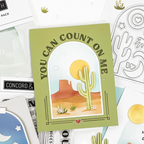 Concord & 9th Desertscape Stamp Die and Stencil Bundle