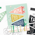 Concord & 9th Pennant Party Stamp and Die Bundle