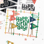 Concord & 9th Pennant Party Stamp and Die Bundle
