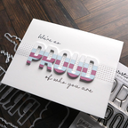 Concord & 9th Kristina Werner Proud Words Die Set kw1137