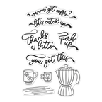 Hero Arts Perk Up Clear Stamp Set cm804