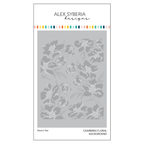Alex Syberia Designs Charming Floral Background Press Plate and Stencil Bundle