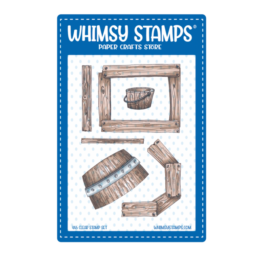 Whimsy Stamps Barnyard Elements Clear Stamps dp1029a