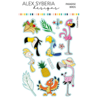 Alex Syberia Designs Paradise Birds Stamp and Die Bundle
