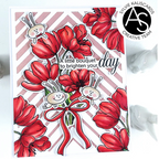 Alex Syberia Designs Tulips in Bloom Stamp and Die Bundle