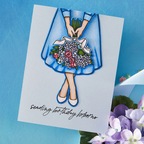Hero Arts Summer Bouquet Clear Stamp and Die Set dc318