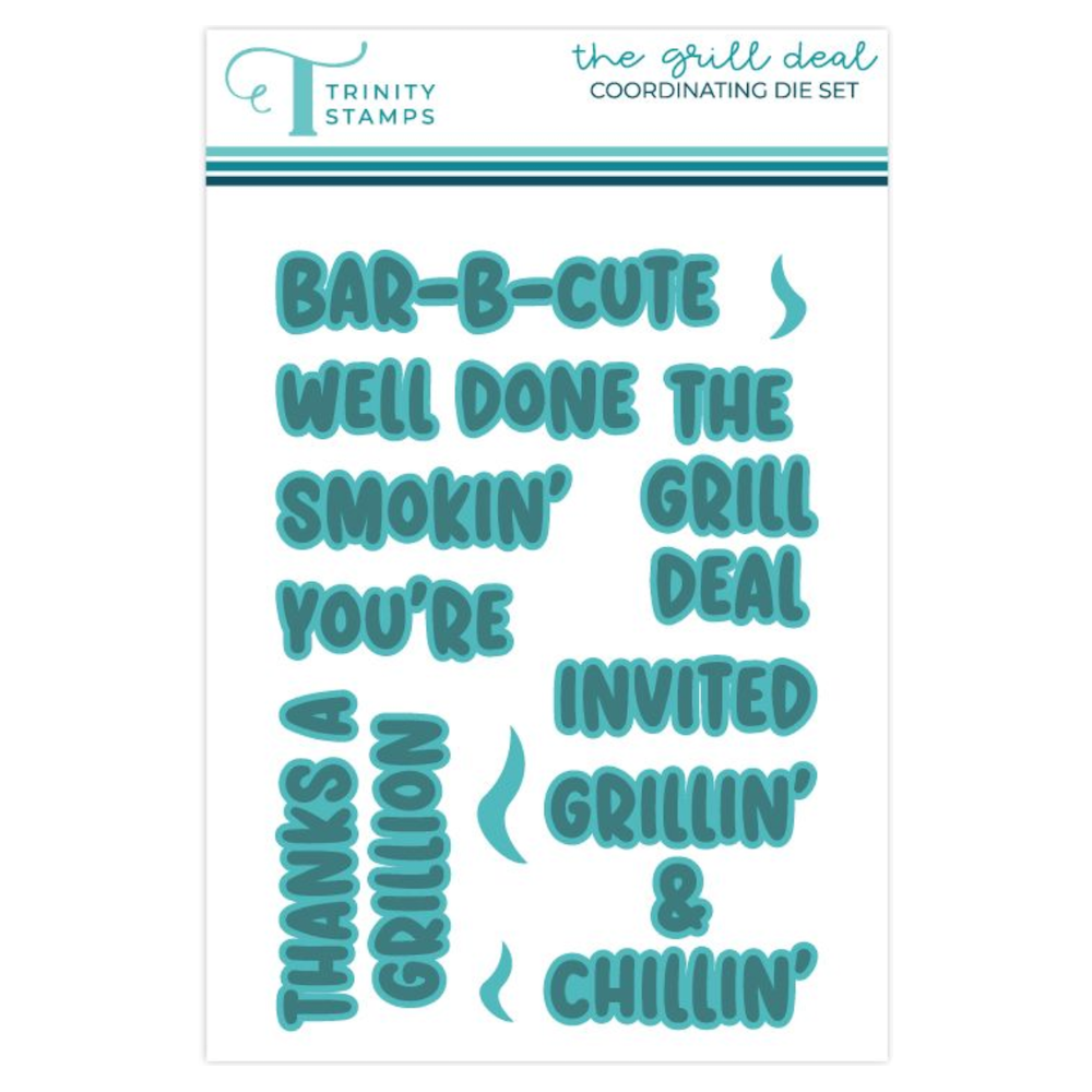 Trinity Stamps The Grill Deal Stamp and Die Bundle