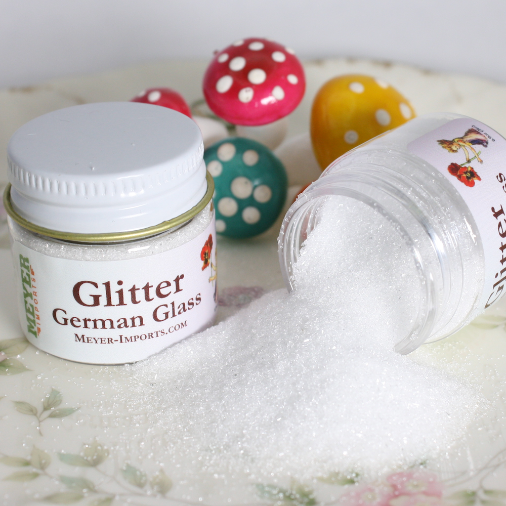 Meyer Imports Clear Icy German Glass Glitter 311-9-wh