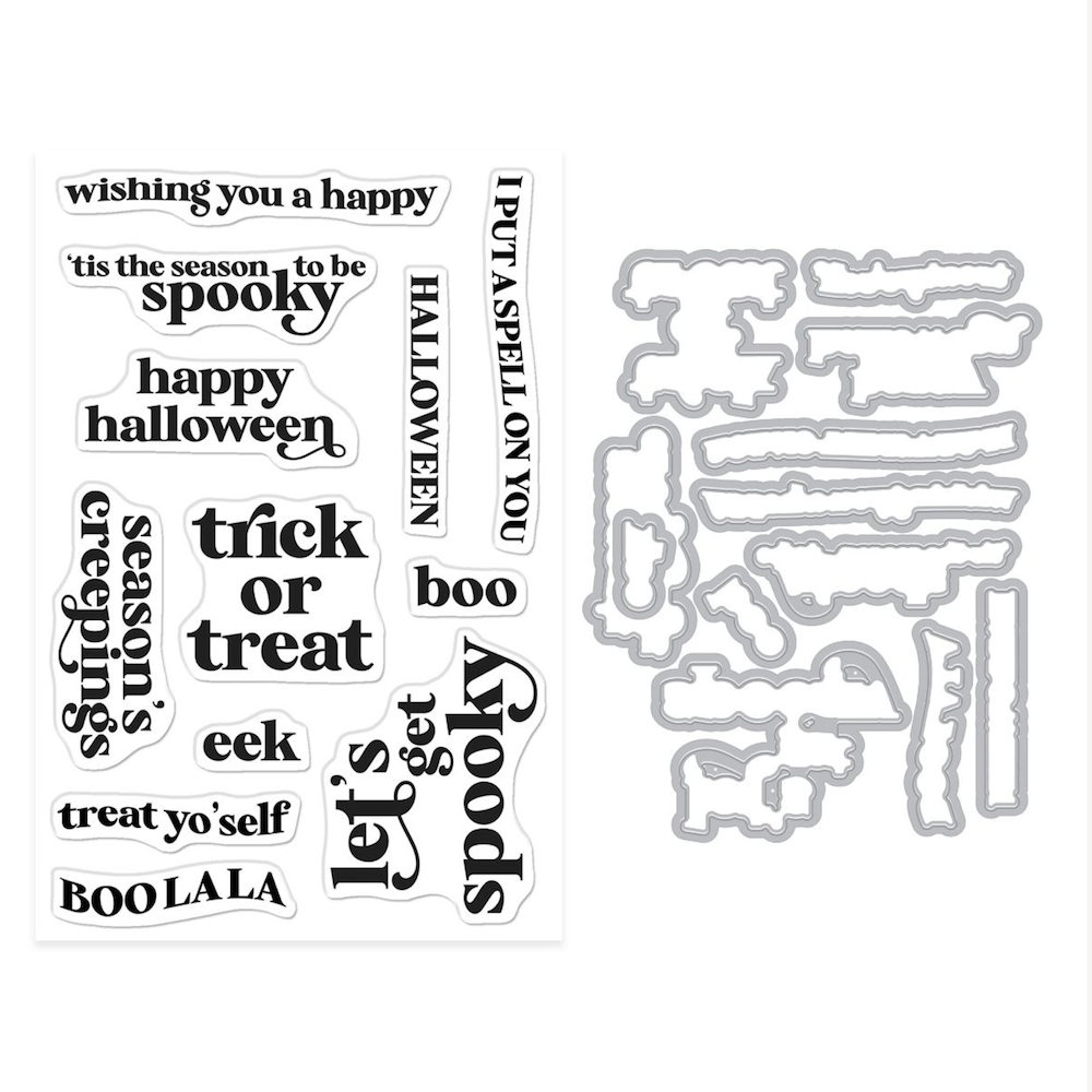 Hero Arts Season’s Creepings Clear Stamp and Die Set dc328