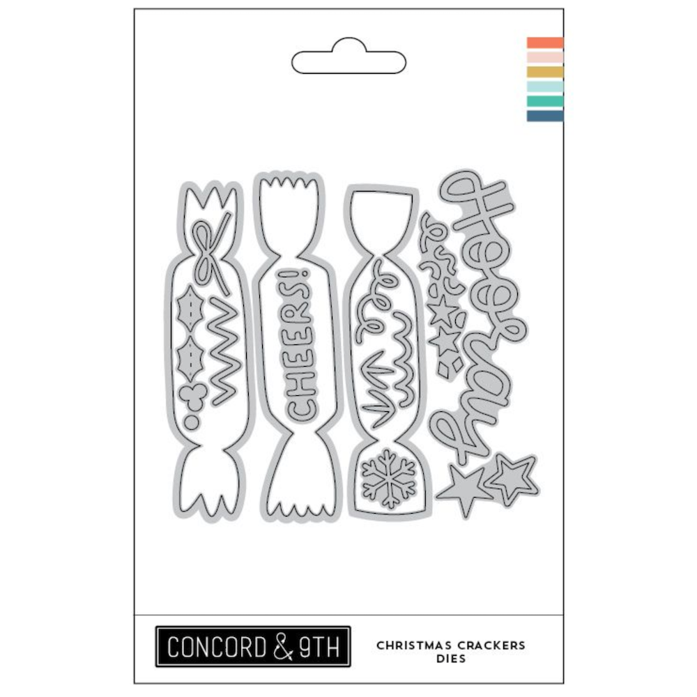 Concord & 9th Christmas Crackers Stamp and Die Bundle