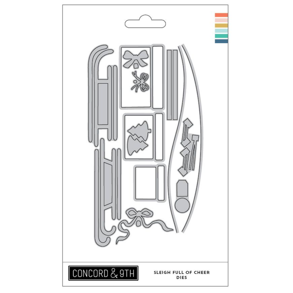 Concord & 9th Sleigh Full of Cheer Stamp and Die Bundle