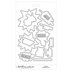Concord & 9th Kristina Werner Winter Greenery Stamp Die and Stencil Bundle