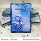 Sweet November Stamps September Sapphire Dragon Clear Stamp Set sns-ss-dr-25