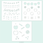 Concord & 9th Citrus & Spice Stamp Die and Stencil Bundle