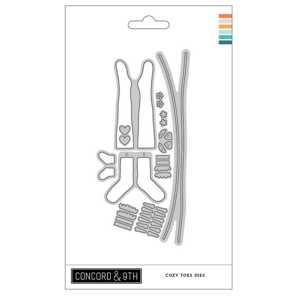Concord & 9th Cozy Toes Stamp and Die Bundle