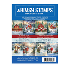 Whimsy Stamps Merry Notes Quick Card Fronts wsqcf-39