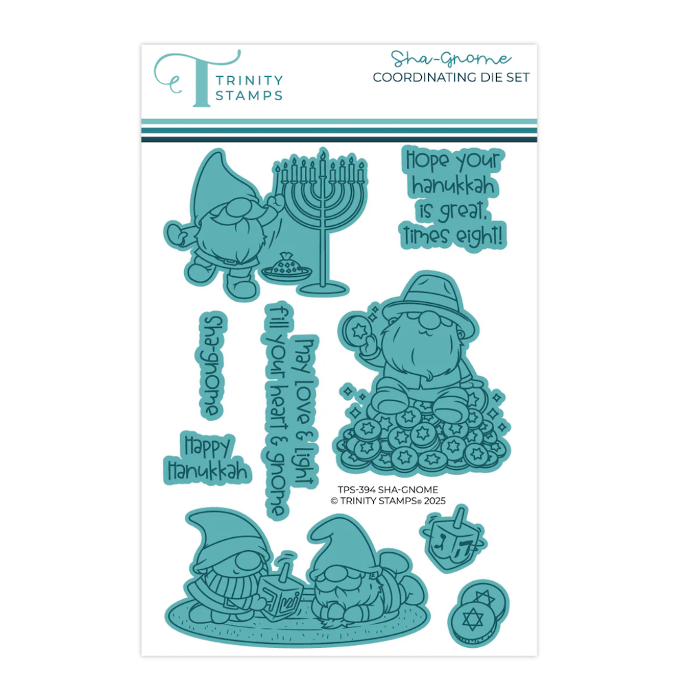 Trinity Stamps Sha-Gnome Stamp and Die Bundle