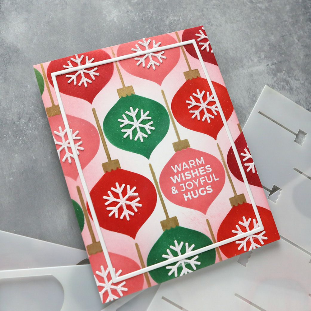 Concord & 9th Kristina Werner Simple Christmas Stamp Die and Stencil Bundle