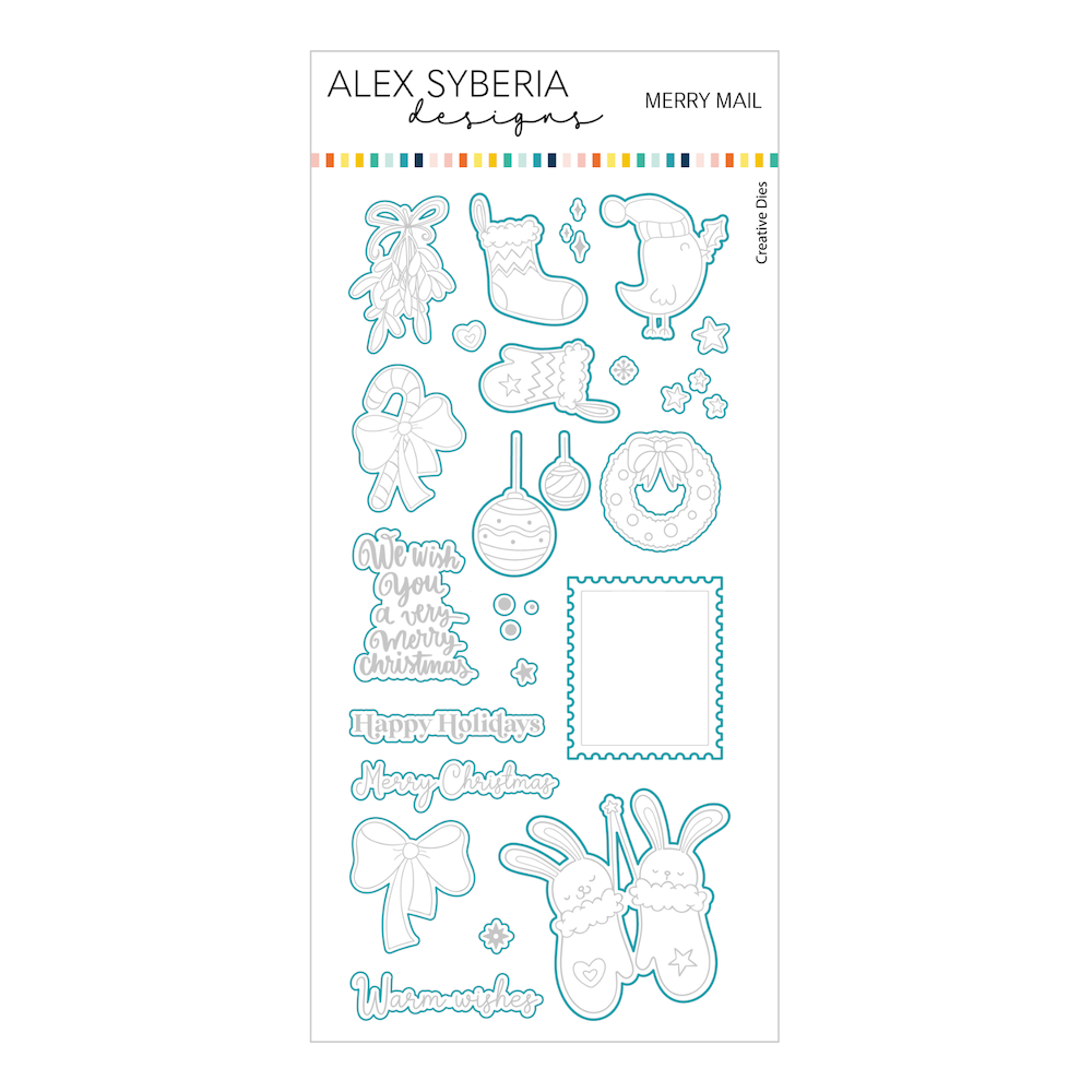 Alex Syberia Designs Merry Mail Die Set asd-cd-208