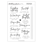 Concord & 9th Kristina Werner Everything Will Be Okay Stamp and Die Bundle